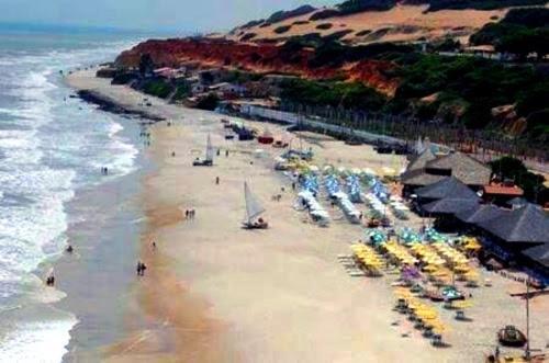 Praia Tabuba Do Morro Branco Suite 04 Pessoas Beberibe Exterior photo